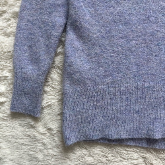 Aritzia The Group Babaton Sweater Alyssa V-neck Long Sleeve Alpaca Wool Blend XS - Picture 6 of 12